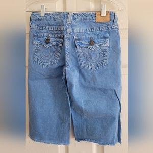 Boys True Religion Cut-Off Jean Shorts
